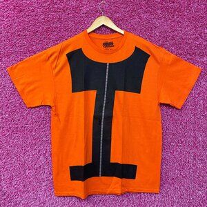Naruto shippuden anime orange Tshirt size Extra Large